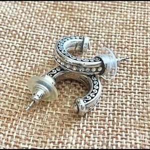 Brighton Crystal Hoop Earrings
